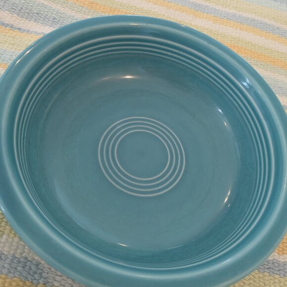 ⭐ Two (2) Fiestaware 7" Bowls - Plumb& Turquoise - Picture 6 of 11